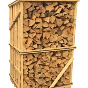 Bois demi-sec – Palette de 2 m³ (bûches 30 cm, bois rangé)